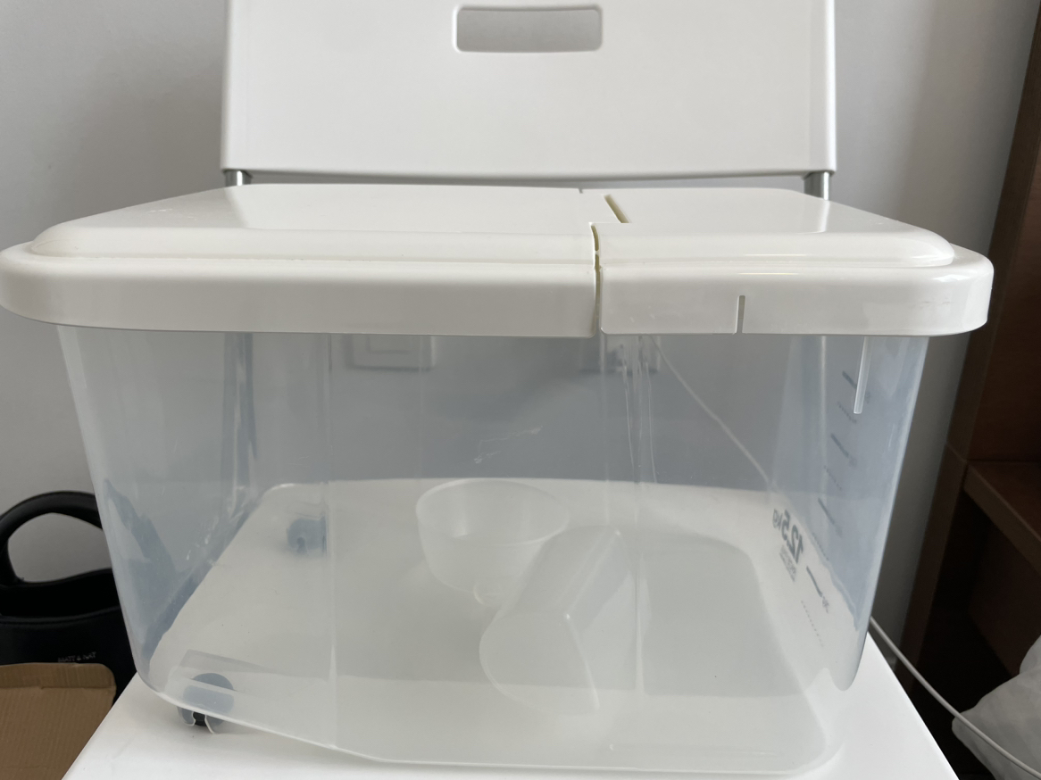 Moving Sale: Rice Storage Container - photo 2