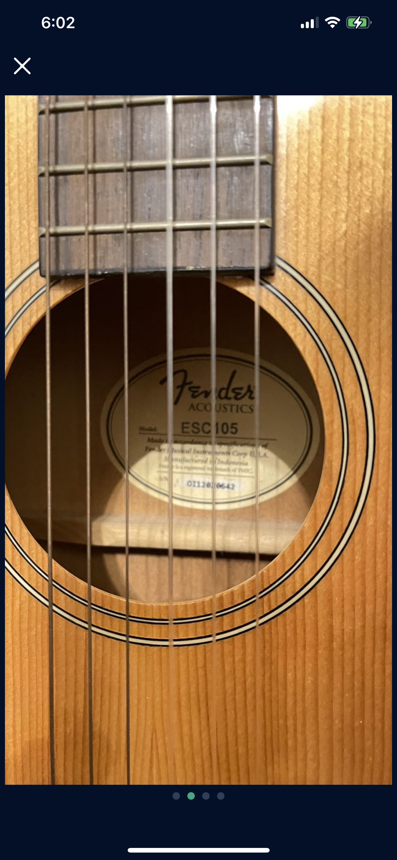 Fender Classical Guitar - photo 2