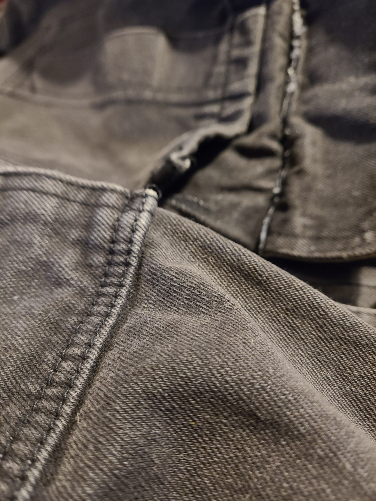 Women's Sadie & Sage denim black jean jacket Size S/M image indicator(2)