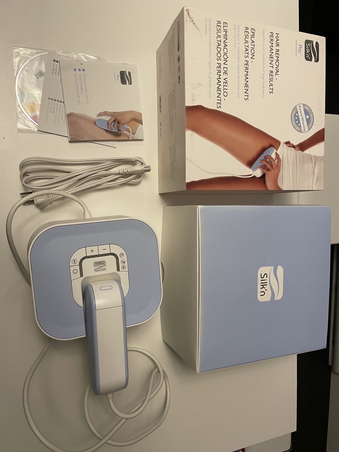 Silk’n Pro hair removal home kit