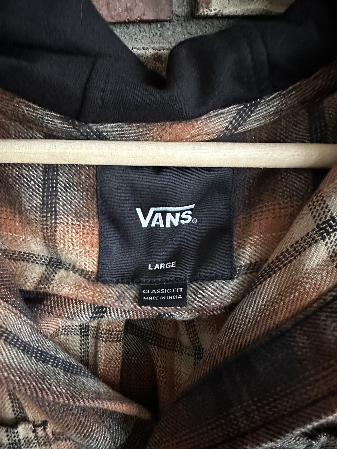 *NEW* Vans Lopes Hooded Long Sleeve Plaid Shirt Jacket - photo 4