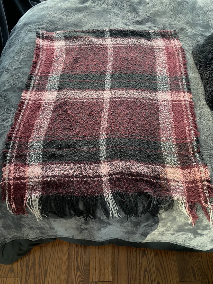 New plaid long pashmina scarf image indicator(2)