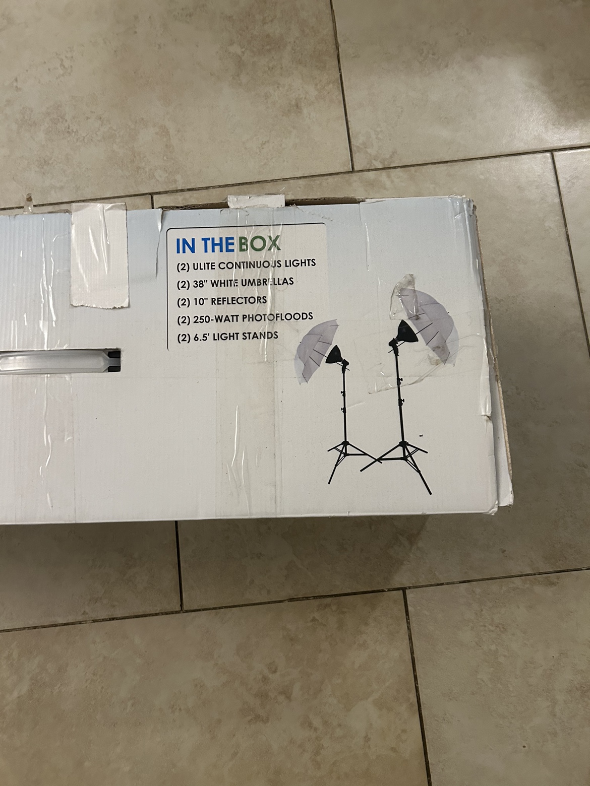 Westcott Basics Ulite photography umbrella lighting kit image indicator(2)