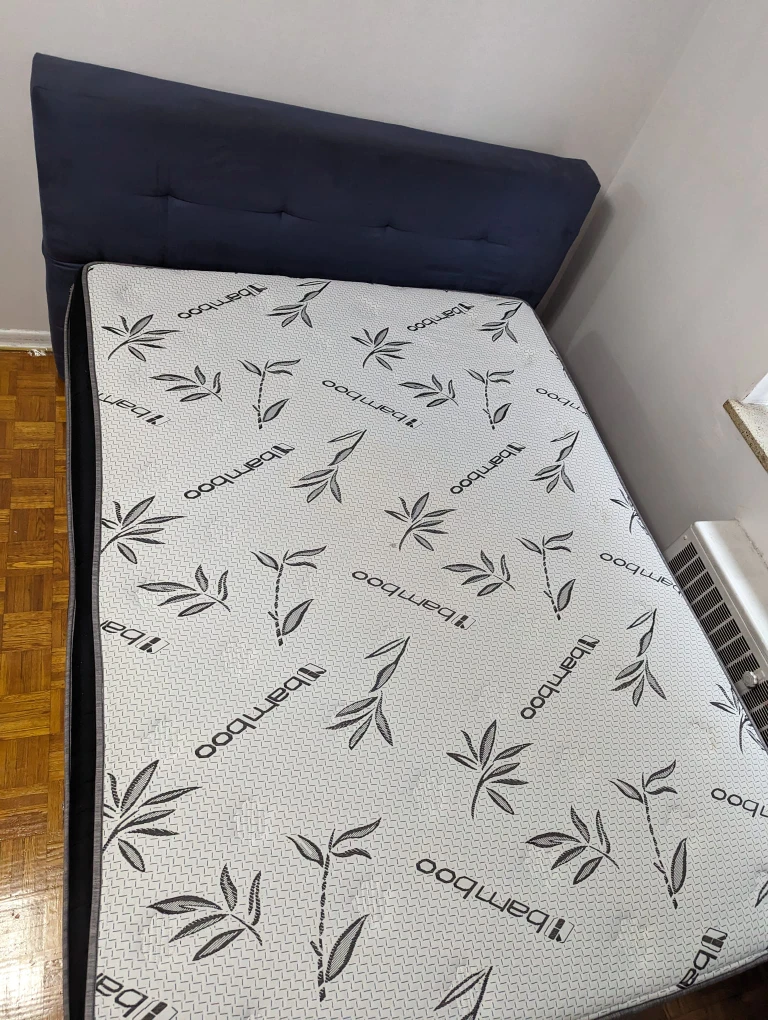 Queen Bed Set: mattress + spring box + bed frame - photo 2