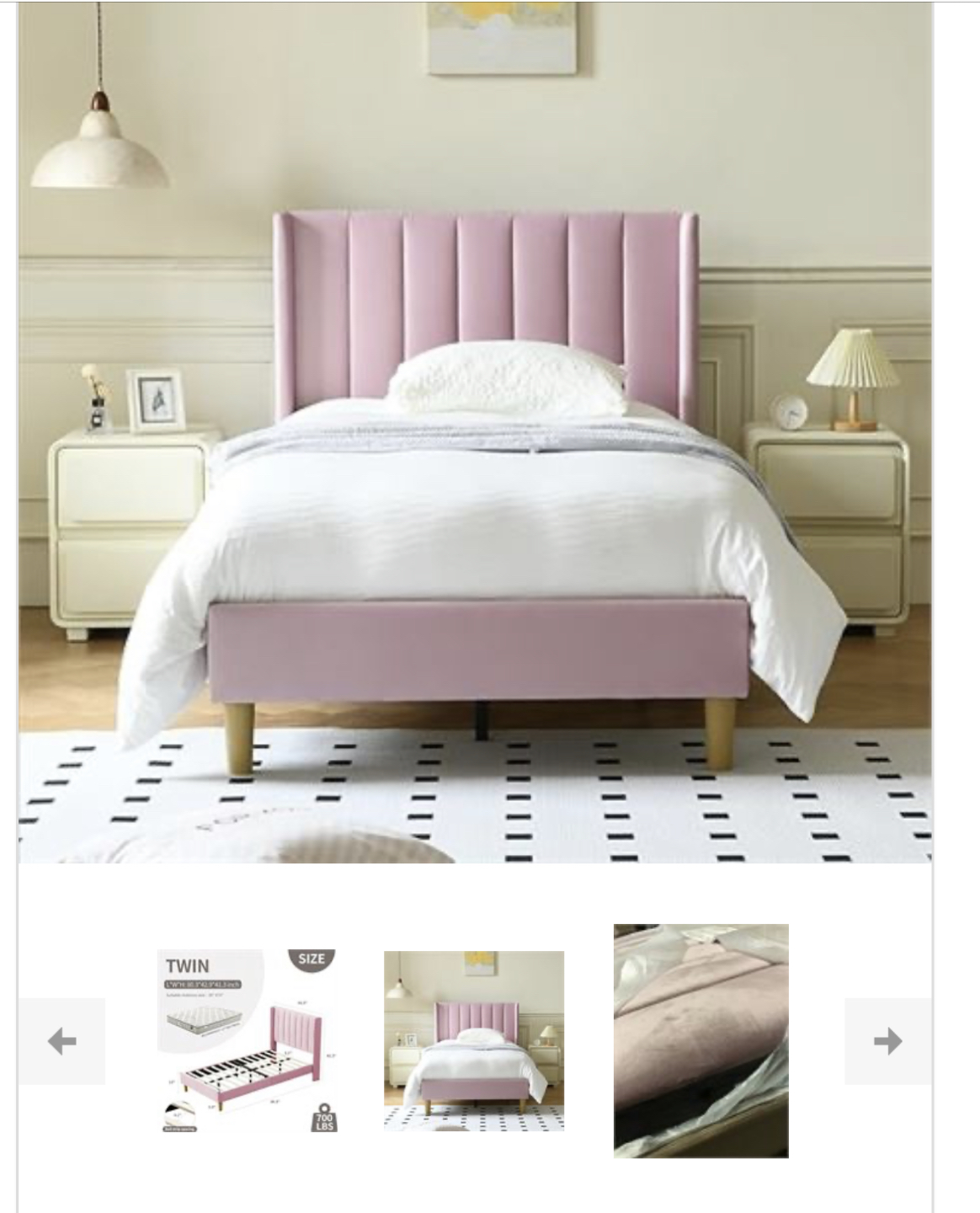 Bad with headboard