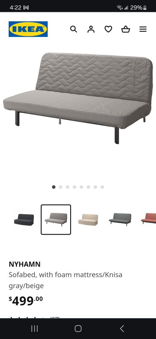 Ikea Sofa bed Futon - photo 2