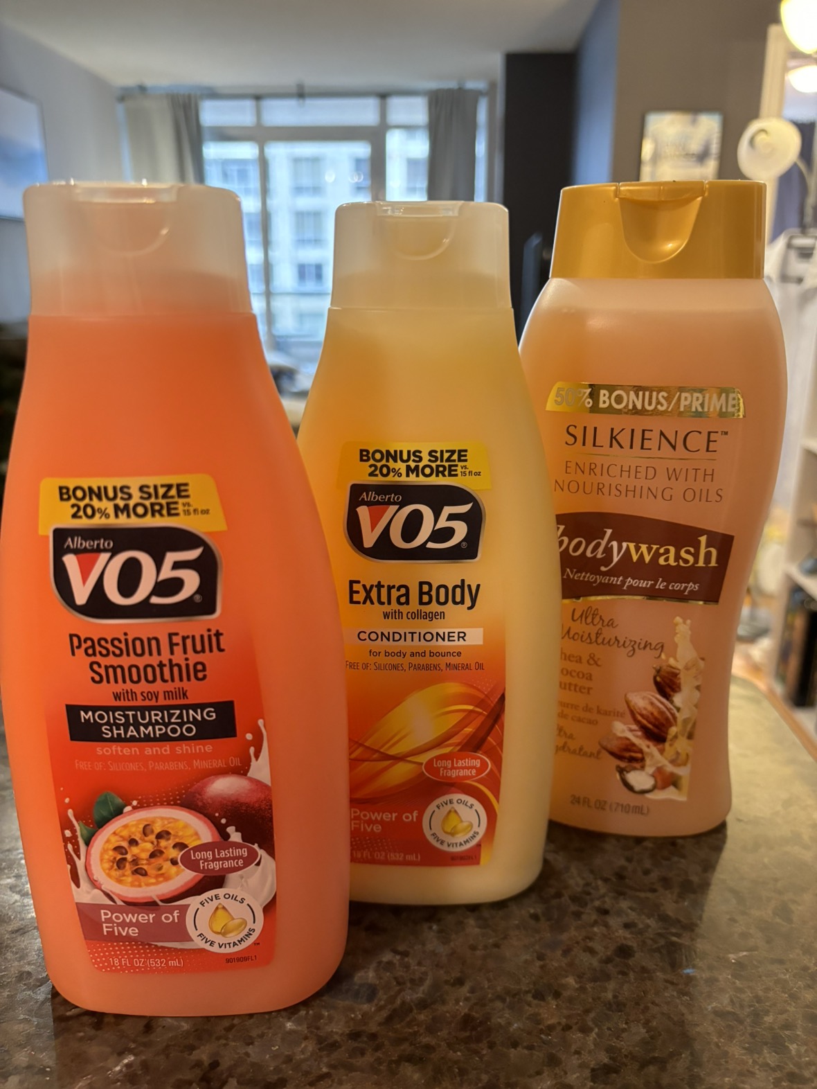 New shampoo condition and body wash