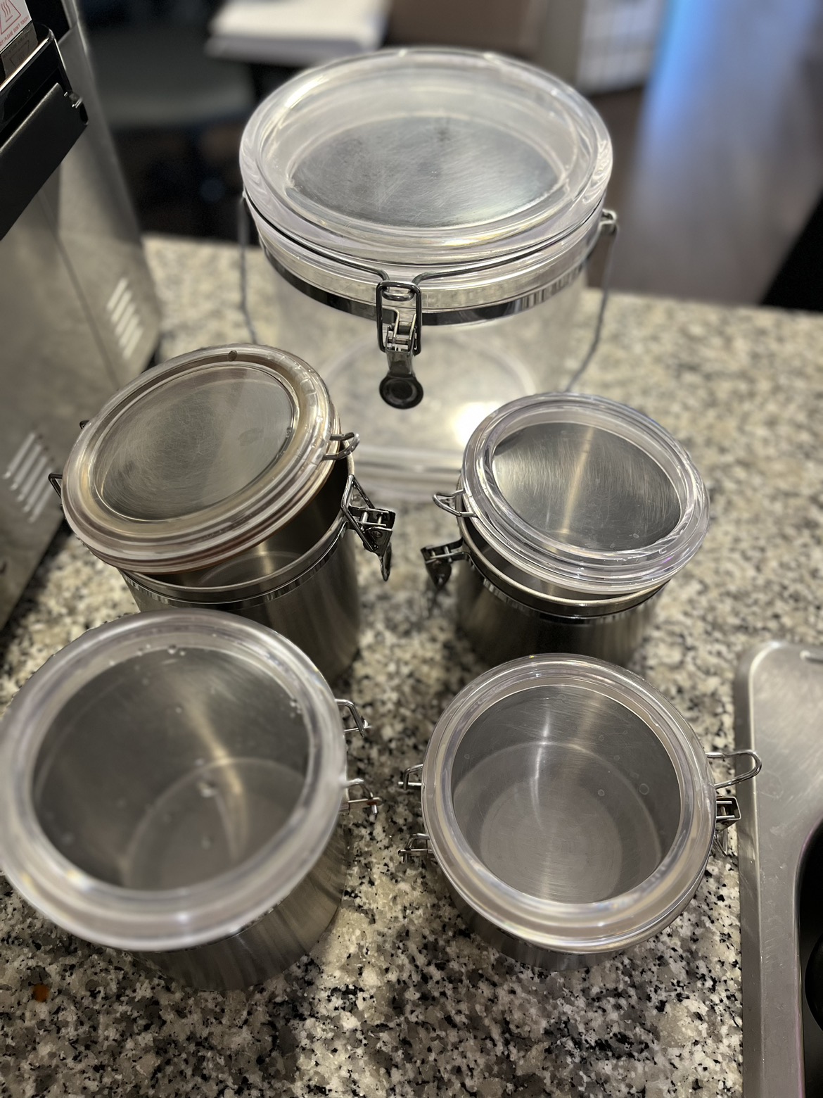 Airtight metal Kitchen containers
