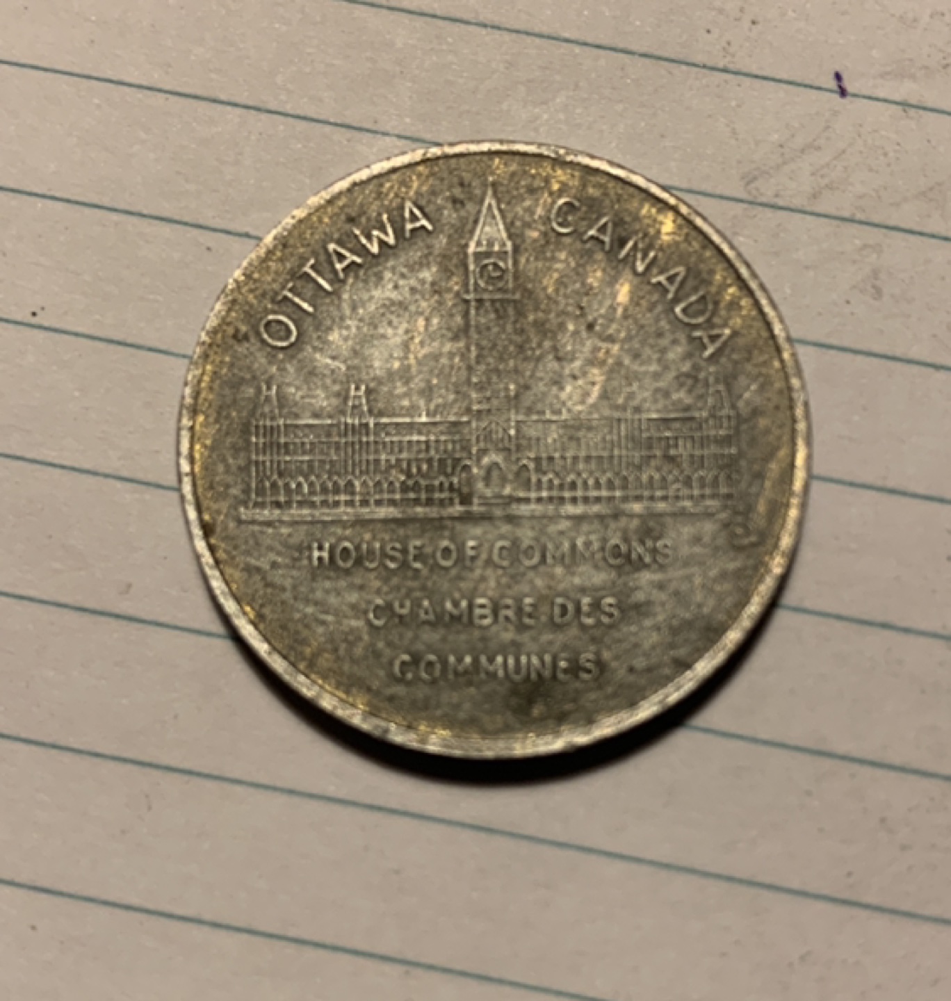 Pierre Trudeau Advertising Coin