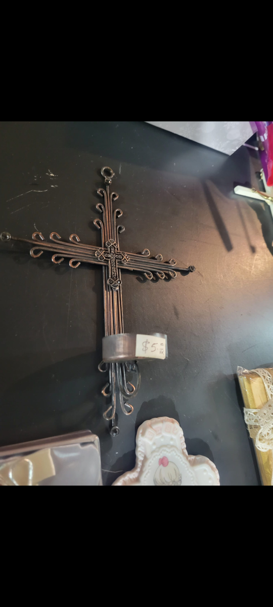 🥕 New Religious Christian Mary Keychain and wall Cross - photo 2