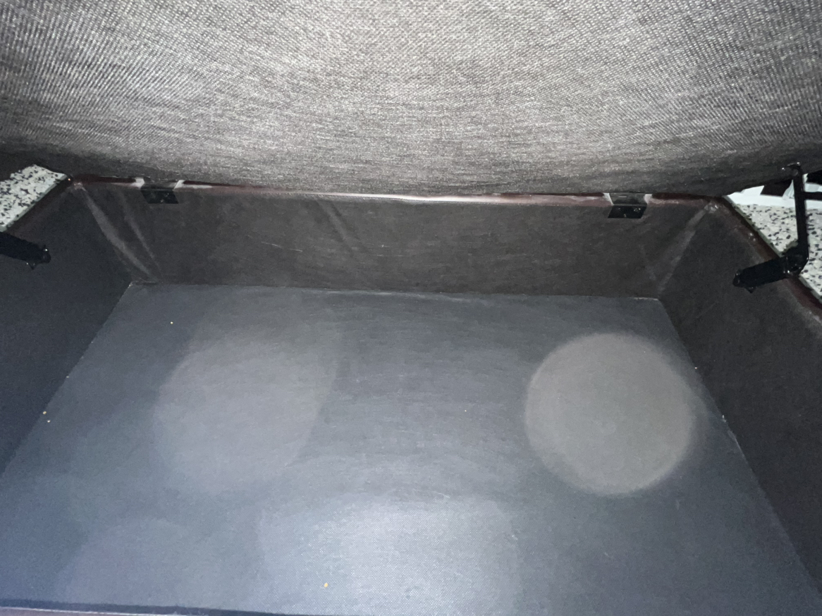 Real leather ottoman - photo 3