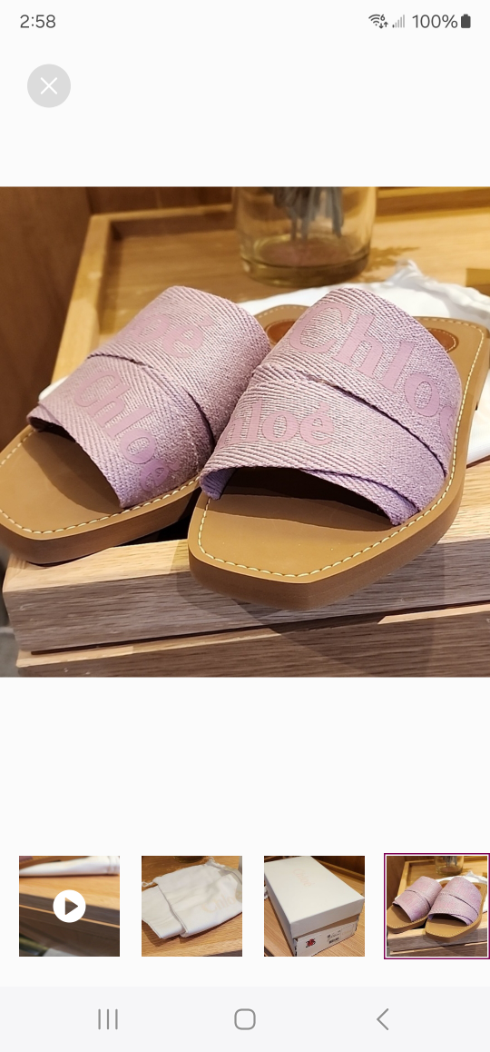 NWT Chloe Authentic Size 39 Sandal - photo 5