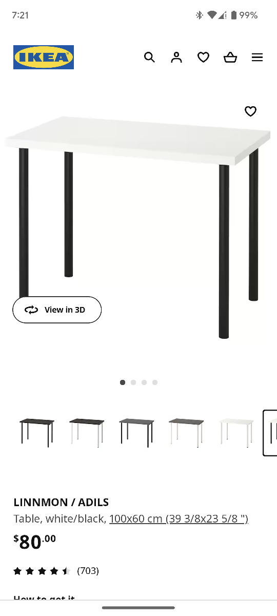 IKEA Table top with legs - photo 4