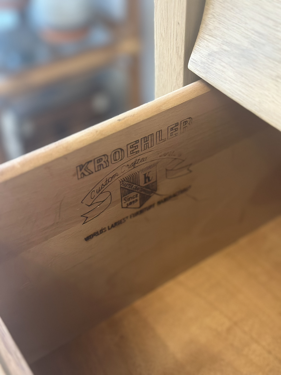 Newly Refinished Vintage Kroehler Dresser image indicator(10)