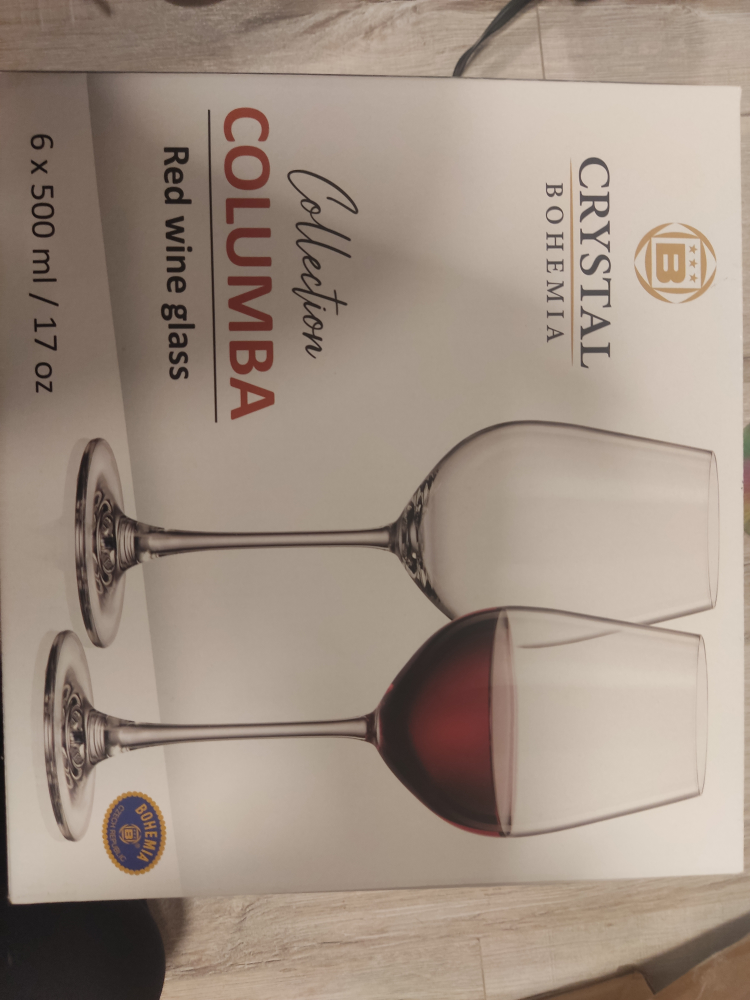 red wine glass 6  x 500ml