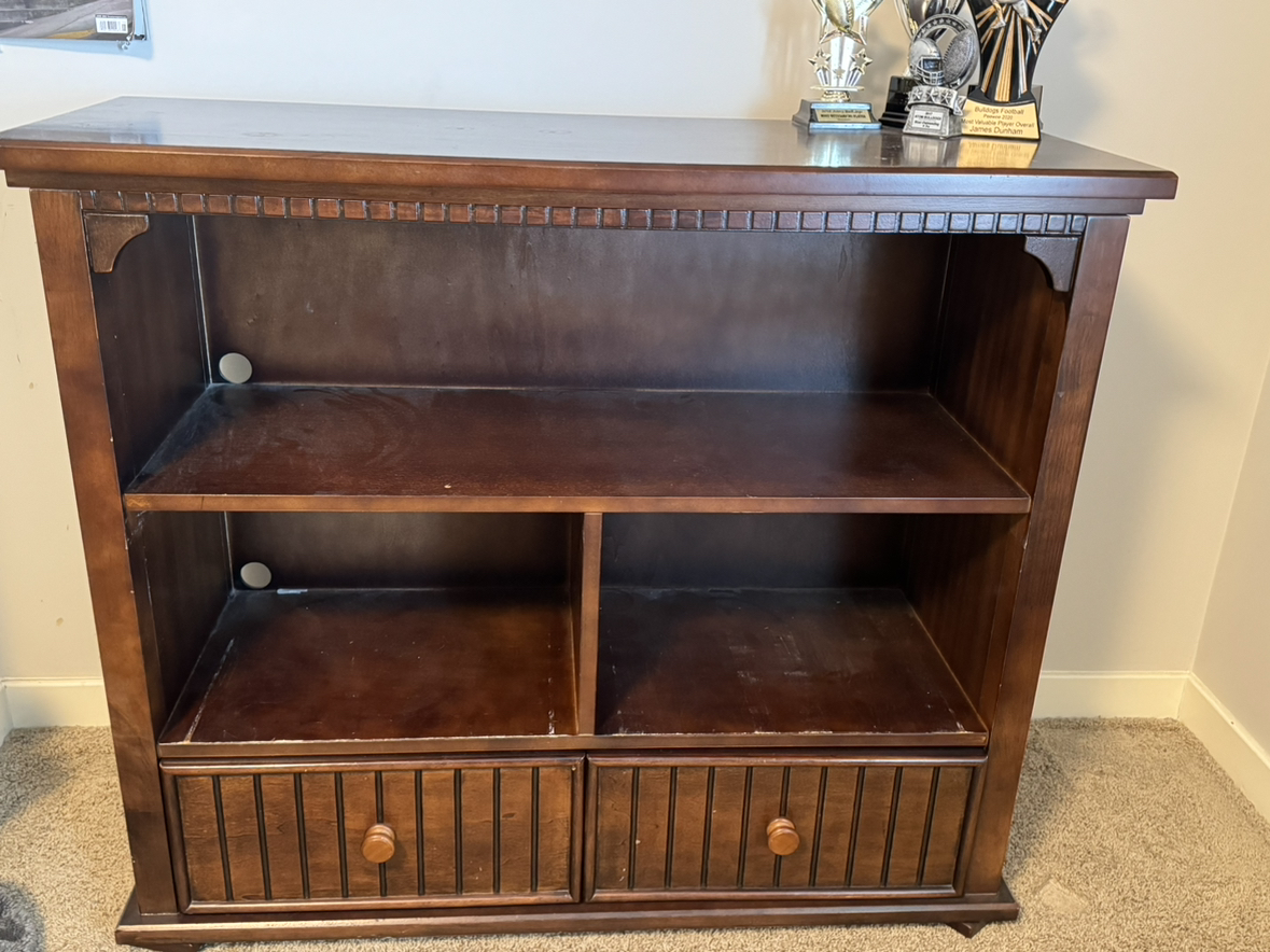 Cafe Kids Shelf/Drawer Unit Chocolate