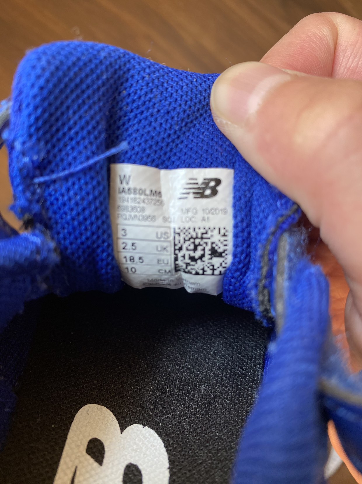 New Balance running shoe for baby image indicator(3)