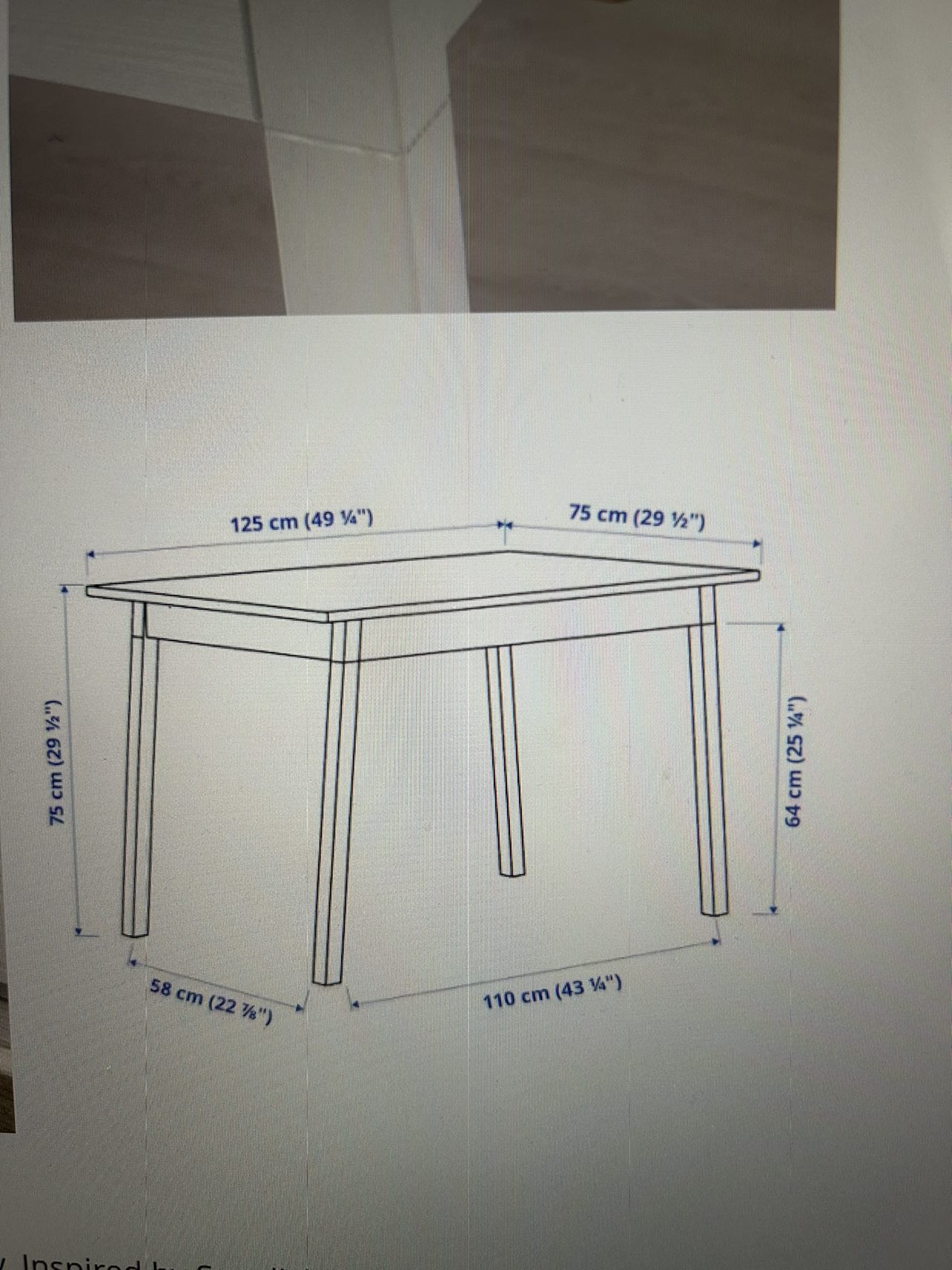 Moving Sales: IKEA Table - very New!! - photo 4