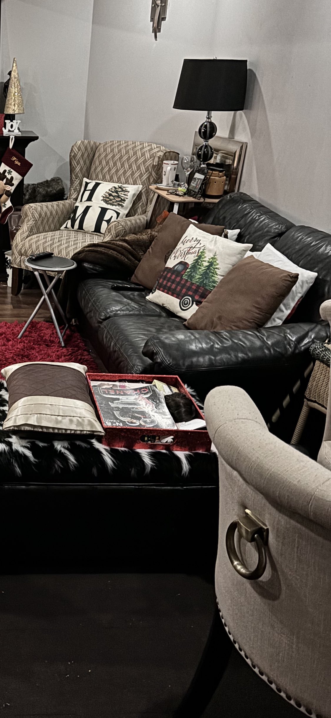 🥕Two seater leather Couch thumbnail