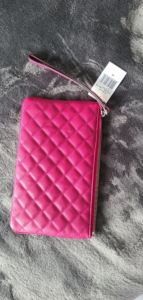 Pink Leather Clutch - photo 3