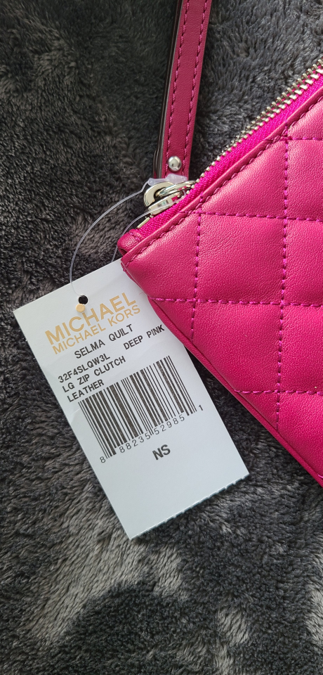 Pink Leather Clutch - photo 4