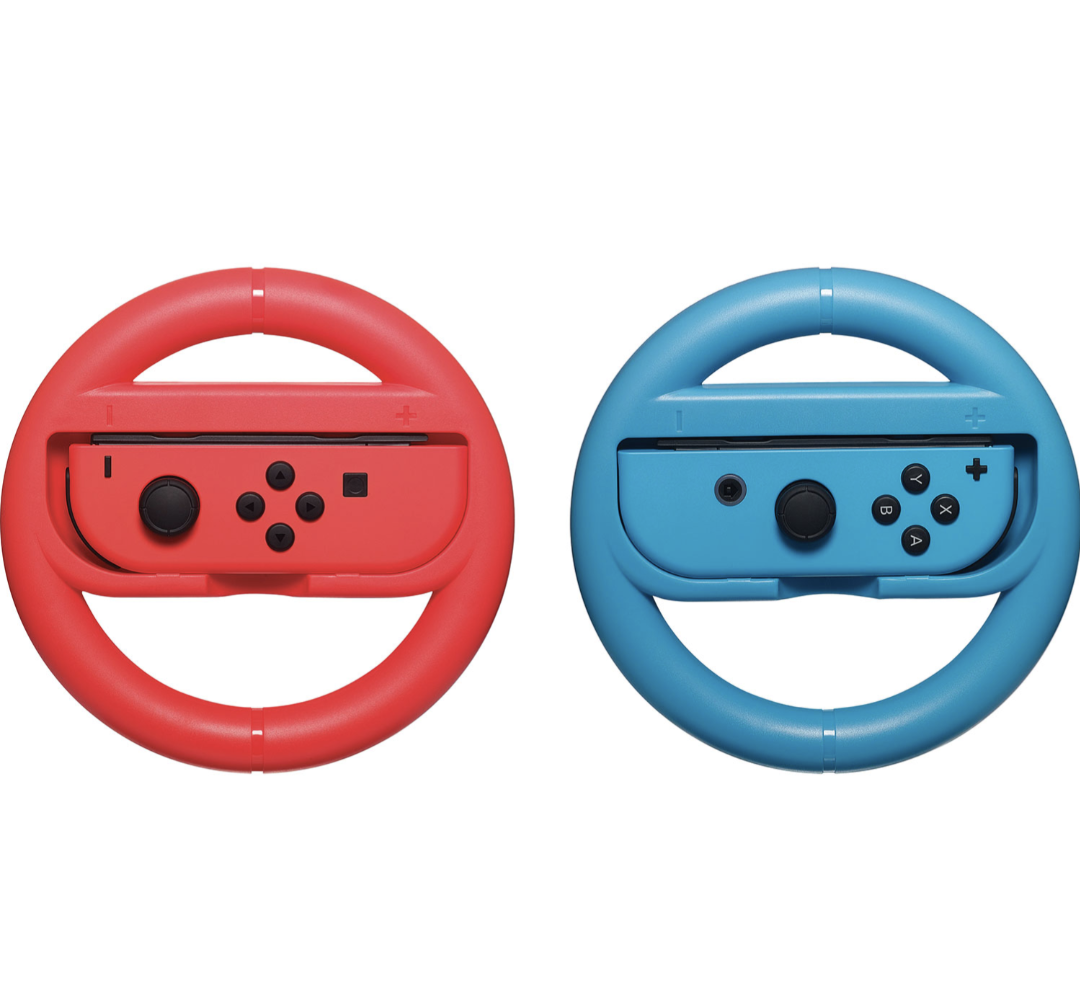 Steering Wheel for Nintendo Switch - 2 Pack - Blue/Red Insignia
