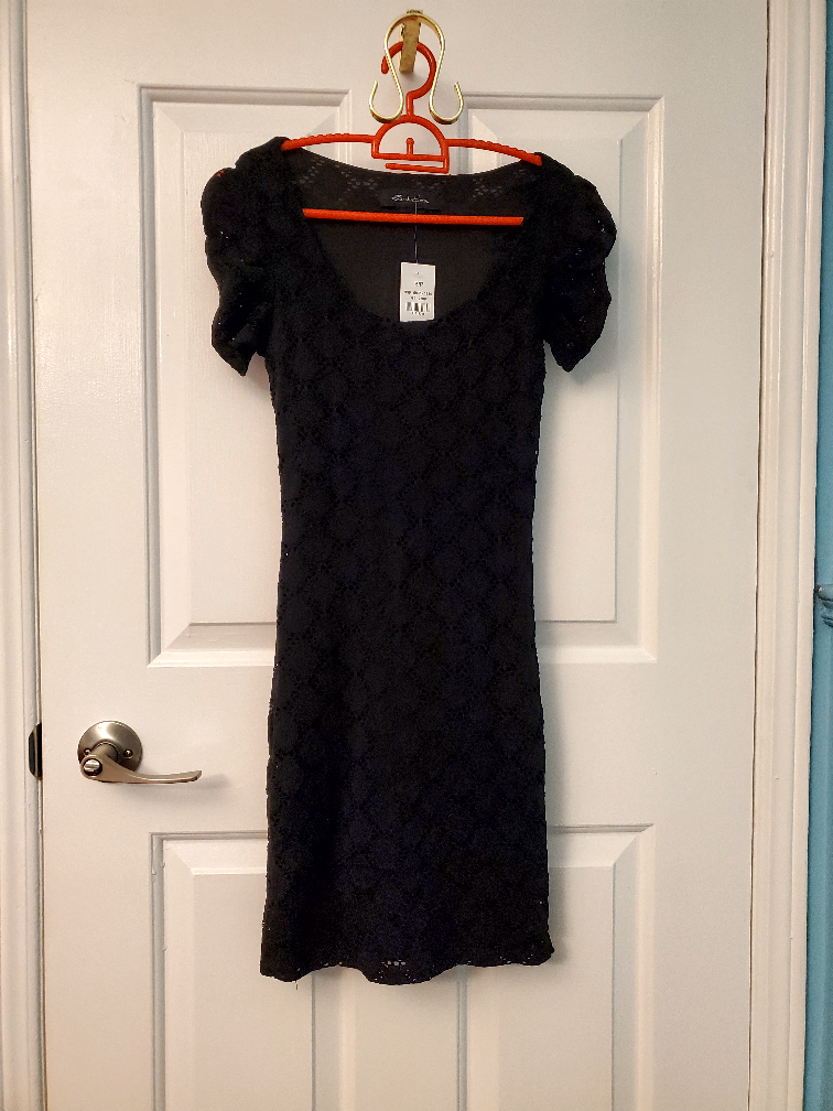 little black bodycon dress new with tag size s
