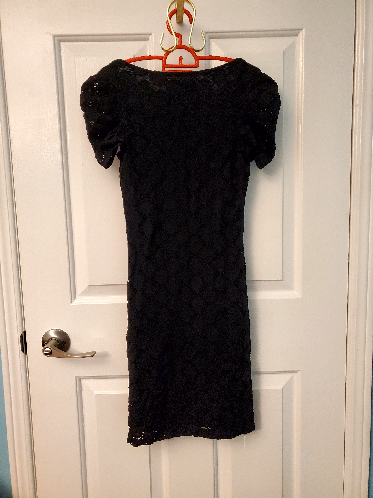 little black bodycon dress new with tag size s - photo 4