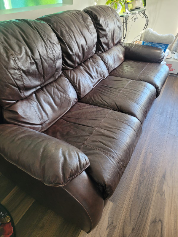Leather Couch - photo 2