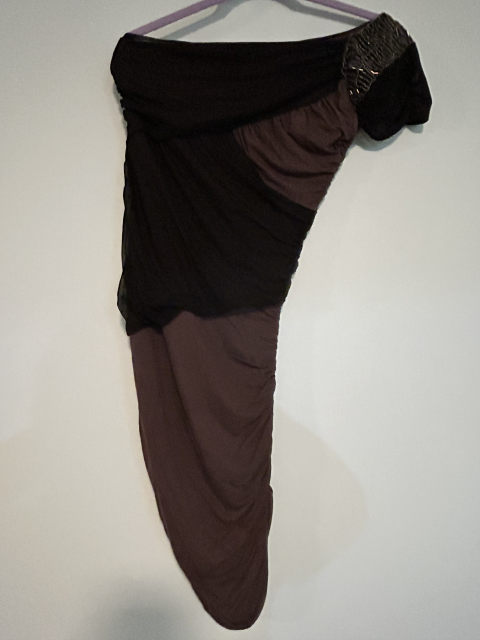 Short fitted ruched dress - photo 2