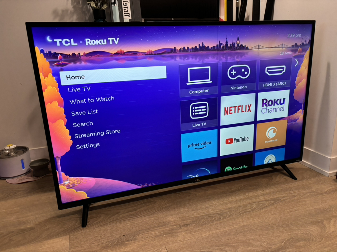55 inch TCL Roku TV (Minor Damage) - photo 3
