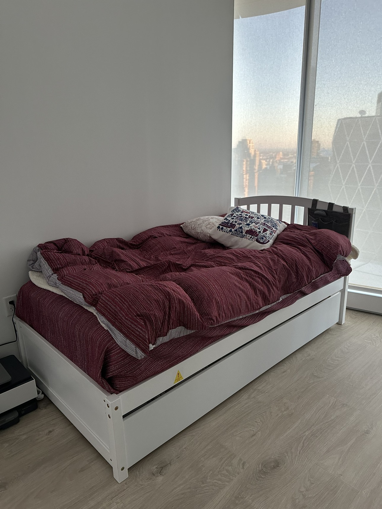 Twin Bed Frame + Mattress