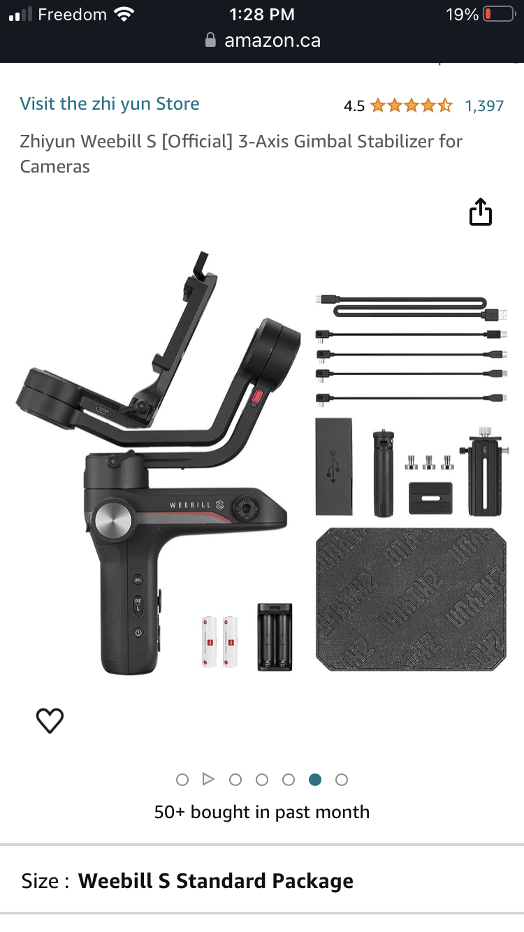 Zhiyun Weebil S Gimbal - photo 5