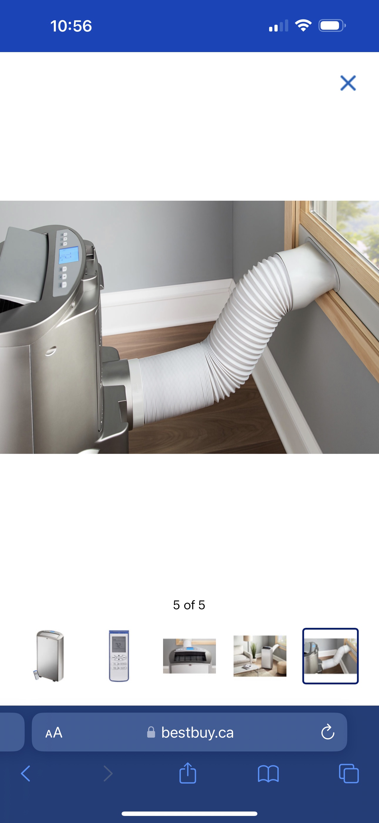 Insignia Portable Air Conditioner - 14000 BTU - Silver/Stainless - photo 4