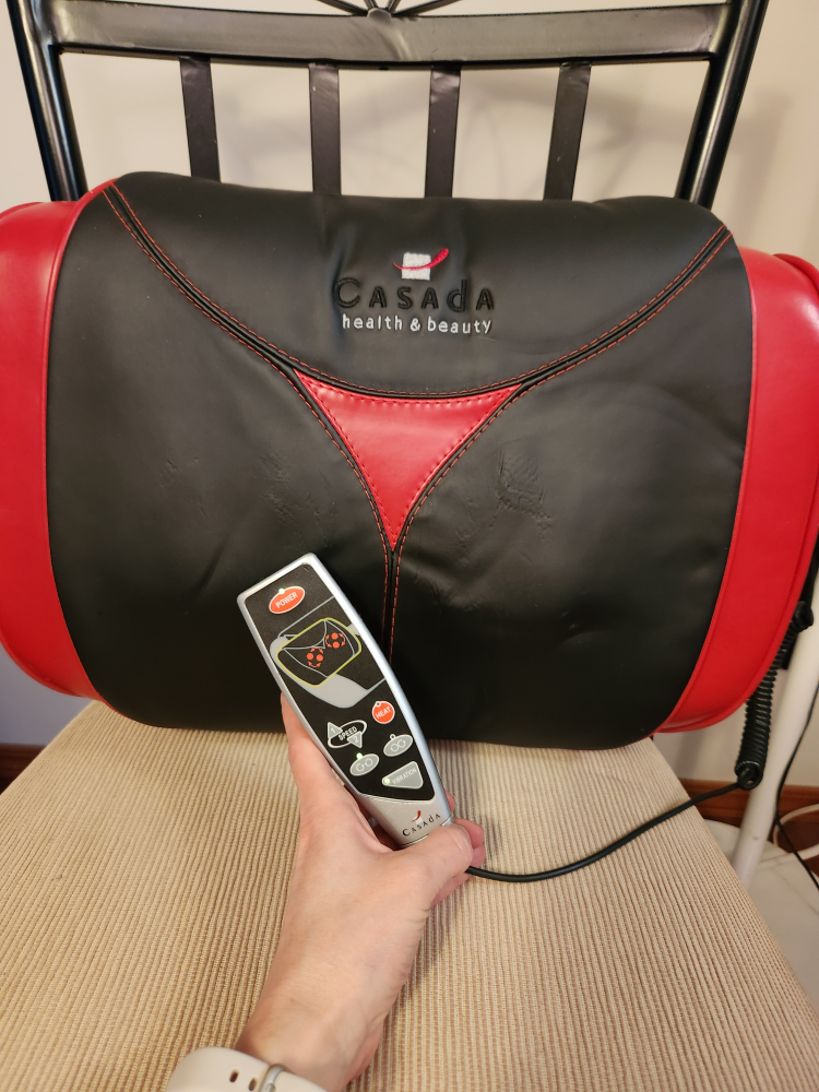 Shiatsu back massager