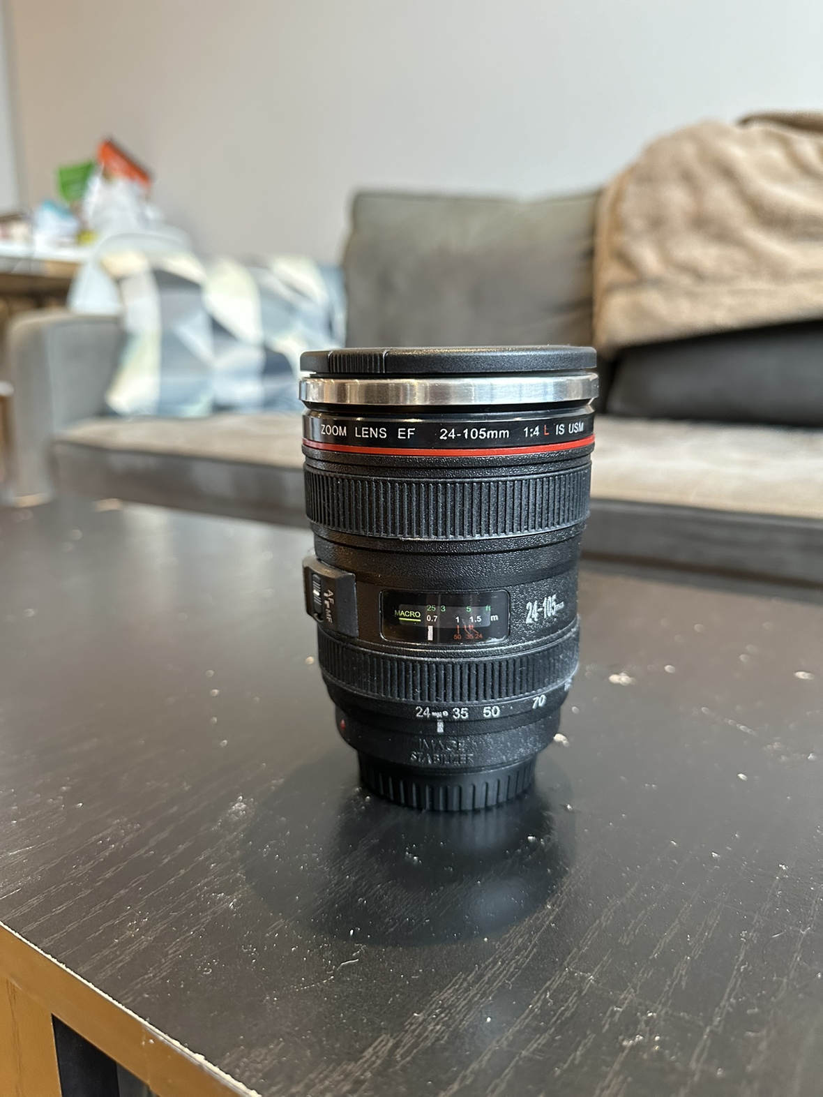 Camera Lens Travel Mug