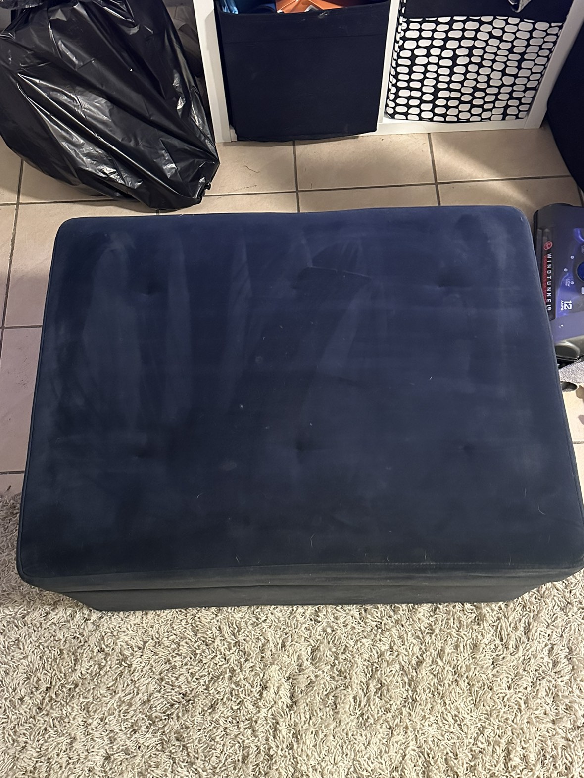 Blue Ottoman