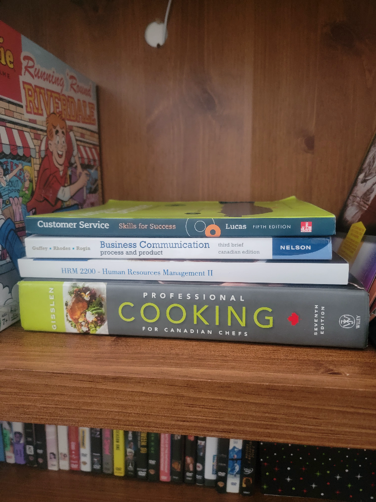 Various Hospitality Management text books 🥕