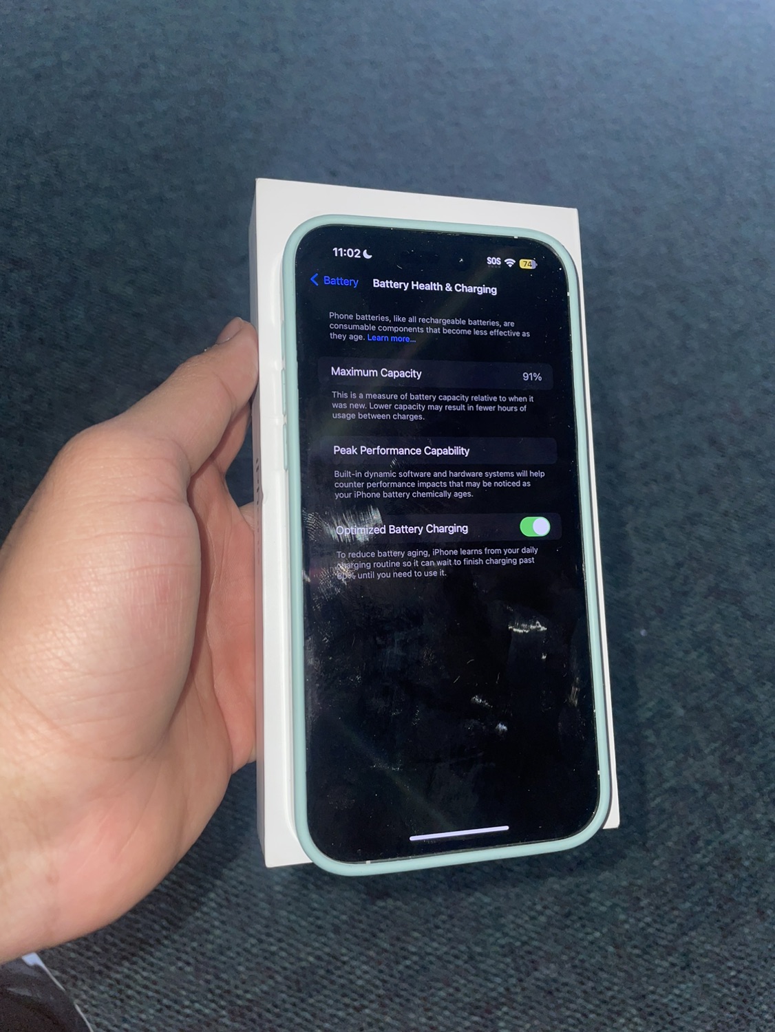 IPhone 14 Pro Max 128GB w/ Box, Case, Cable image indicator(6)