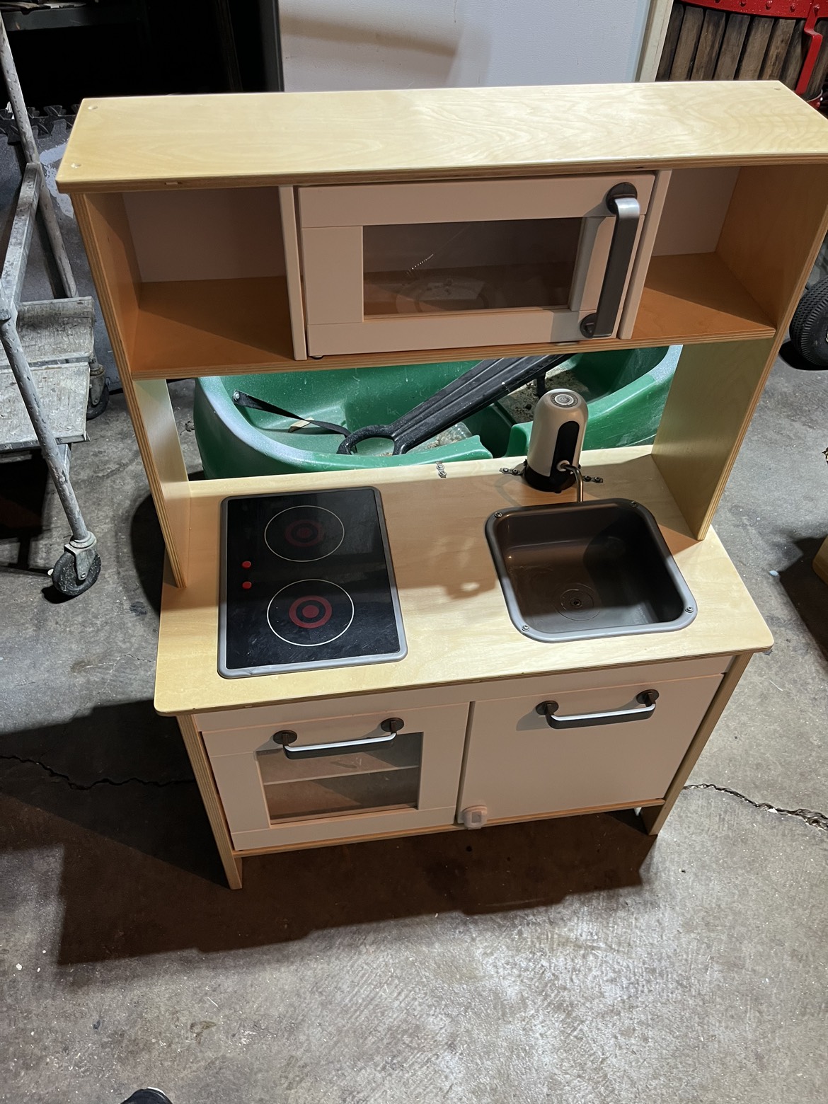 Kids kitchen with running water