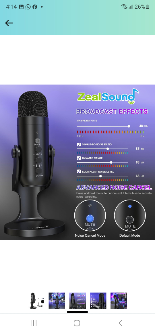 ZealSound USB Microphone - photo 2