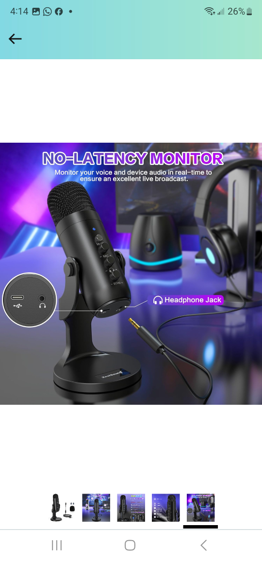 ZealSound USB Microphone - photo 4