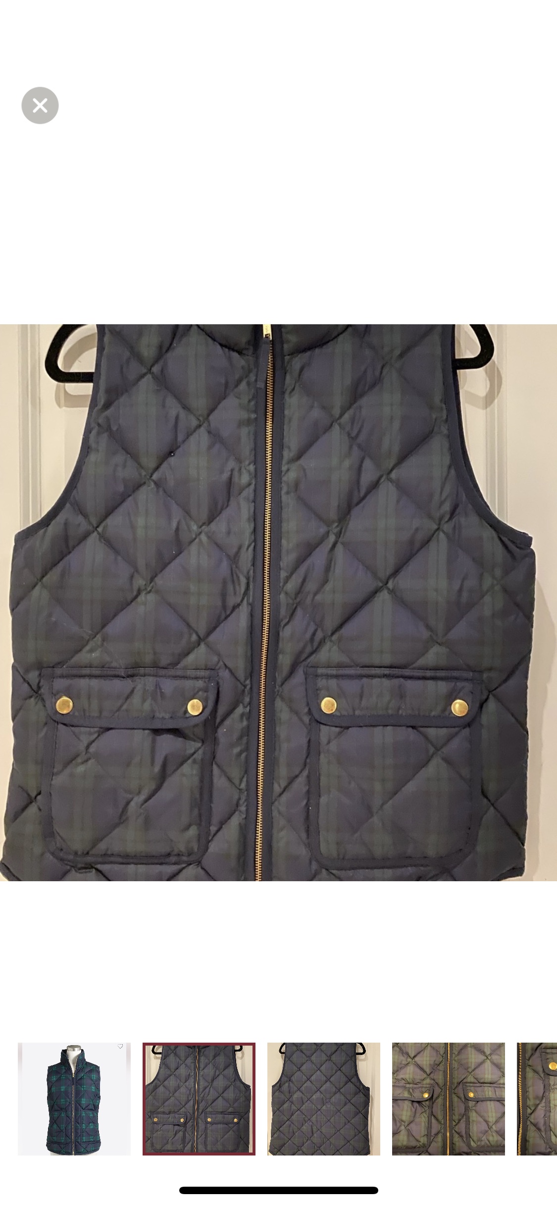 J. CREW Printed Quilted Vest - photo 2