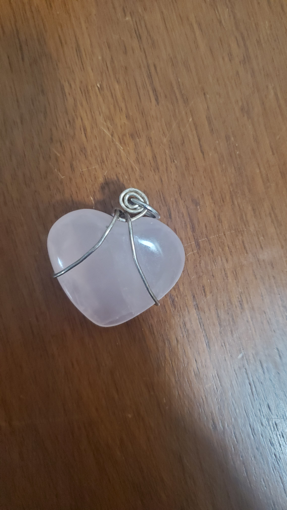 Rose quartz pendant - photo 3