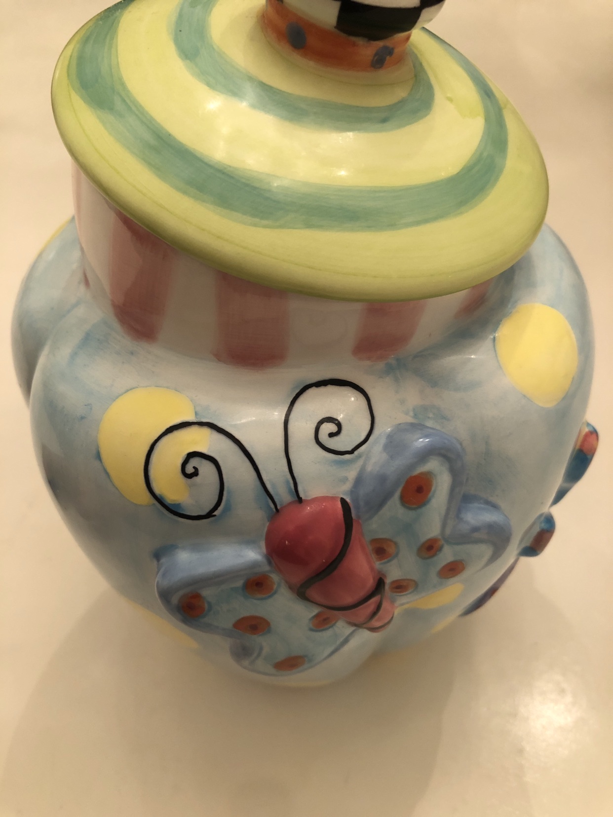 Shannon McGraw for Ganz Colorful Butterfly Lidded Canister image indicator(2)