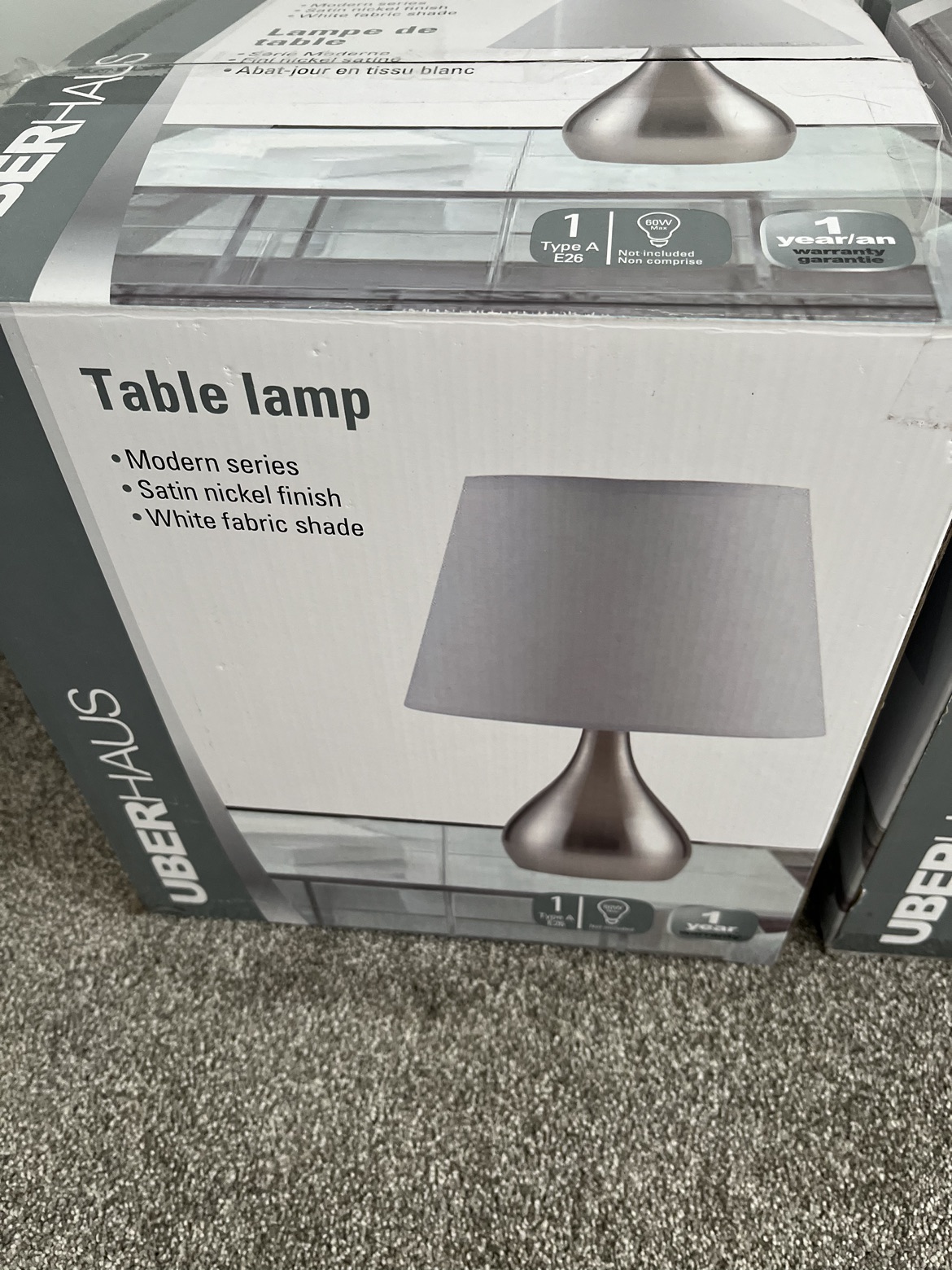 2 table touch lamps