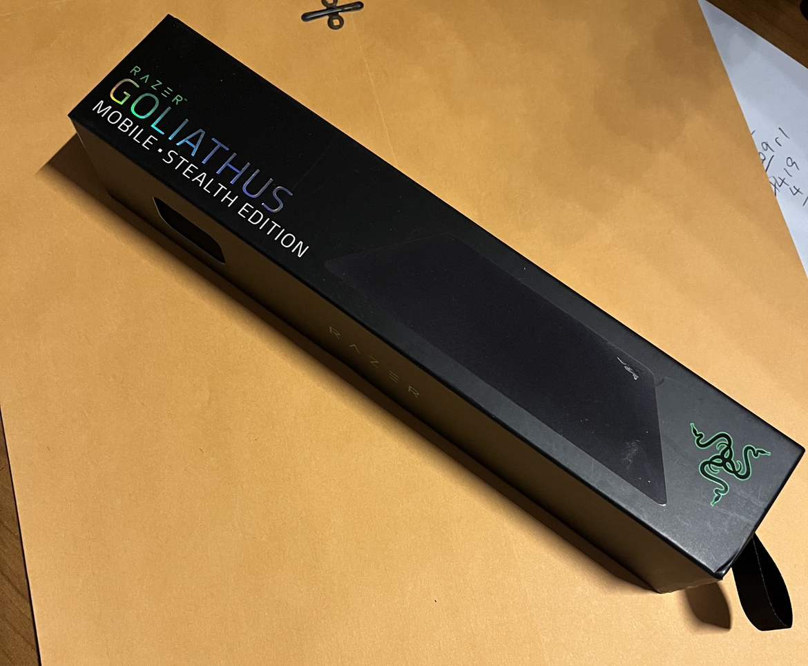 New Razer Goliathus Mobile Stealth gaming mousepad