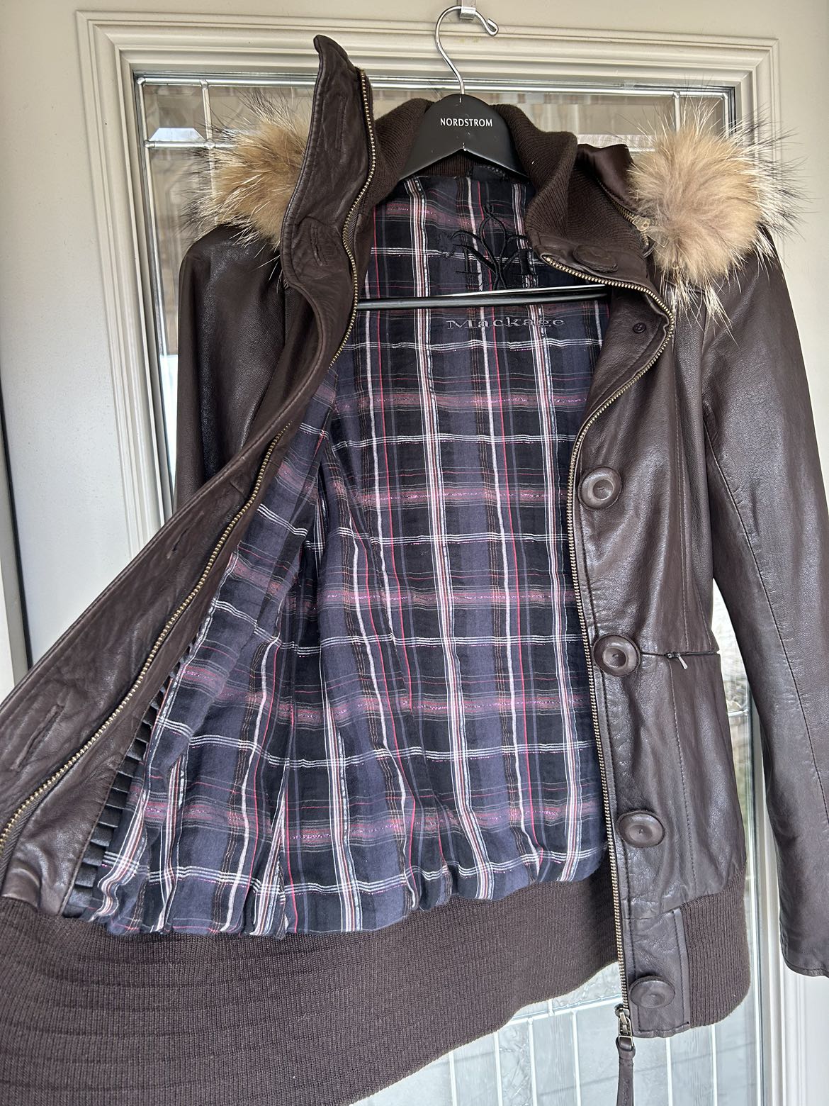 MACKAGE BROWN LEATHER WOMEN’S JACKET - photo 3