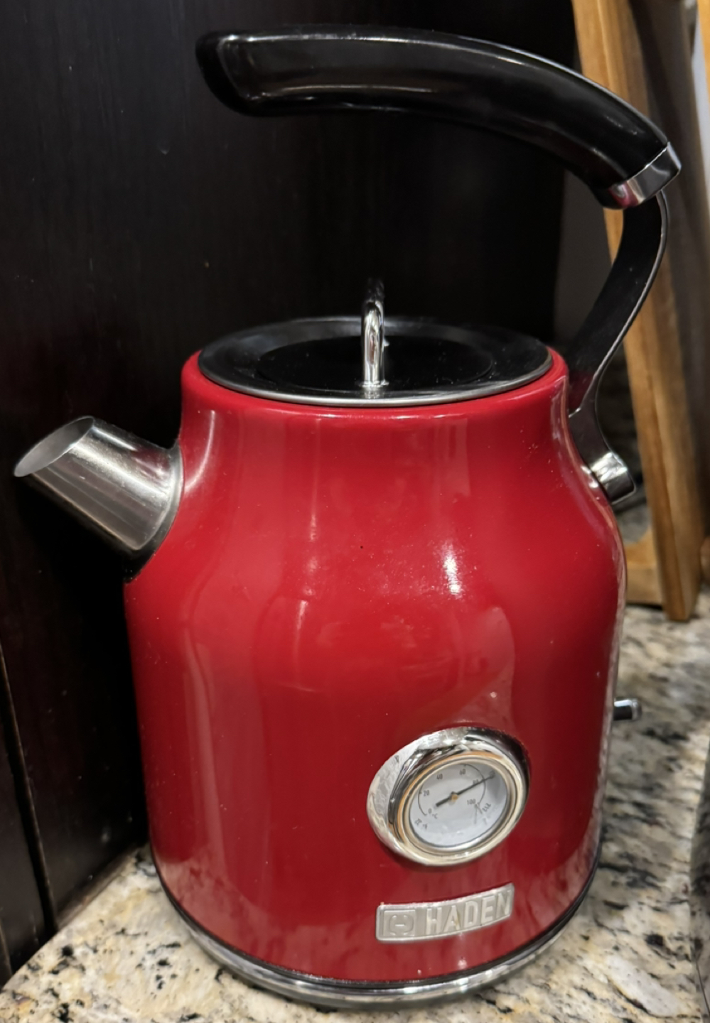 haden dorset red electric tea kettle