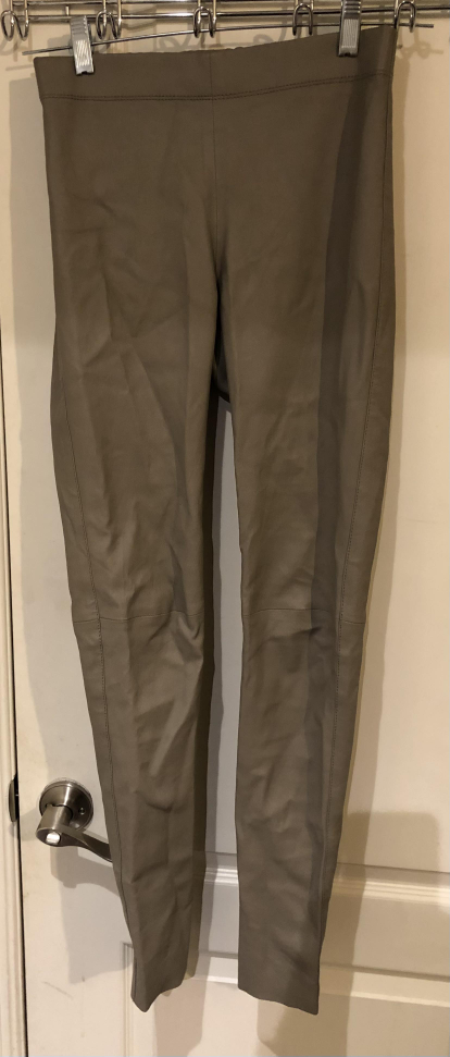 Joseph Lambskin Stretch Leather Leggings Retail 2000+ - photo 4